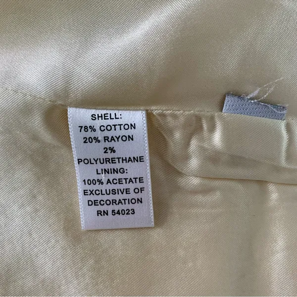 Banana Republic Boxy Jacket Cream Size 4 - Image 6