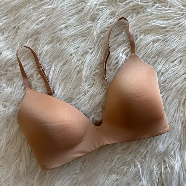 Skims Wireless Form T-shirt Bra Ochre Size 32D - Image 3