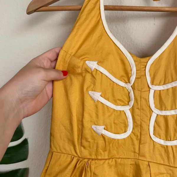 Vintage Anthropologie Floreat Western Halter Dress - Image 6