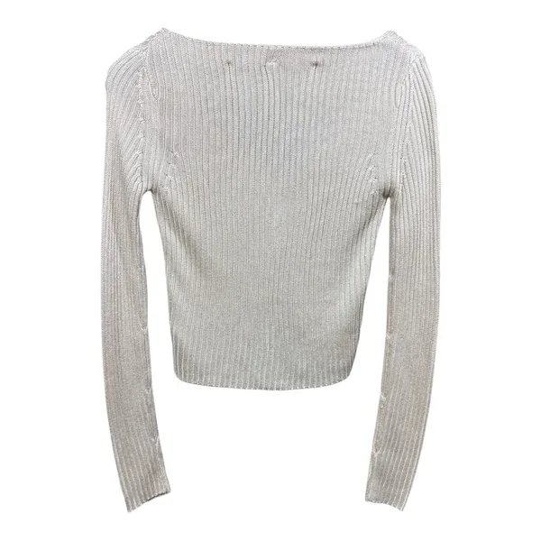 Free People Game On Button Front Cardigan in White Swan - Image 10