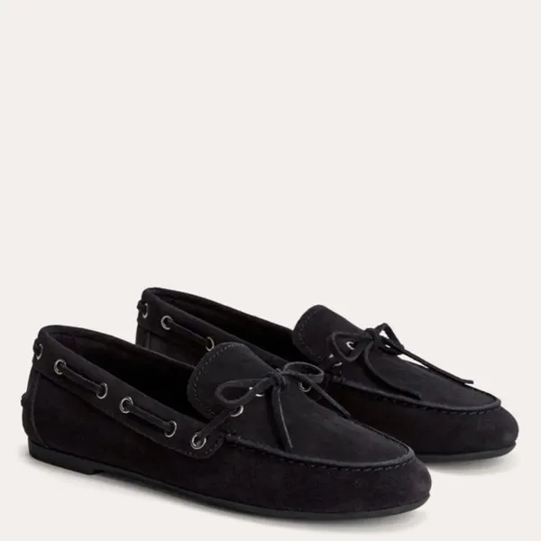 Everlane the Boat Shoe Dark Navy Suede - Image 2