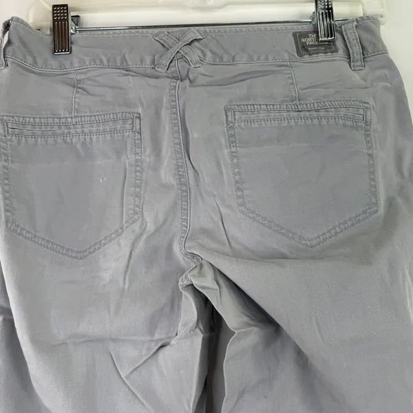 The North Face Women's Gray Cotton Pants Size 4 - Image 4