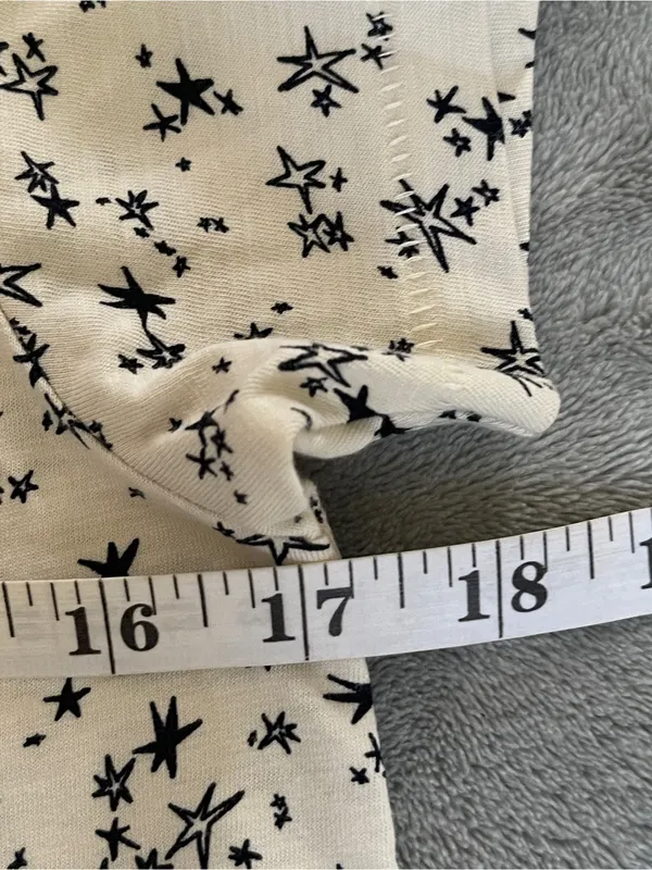 Rag & Bone All Over Stars T-shirt streetwear casual celestial essential M - Image 11
