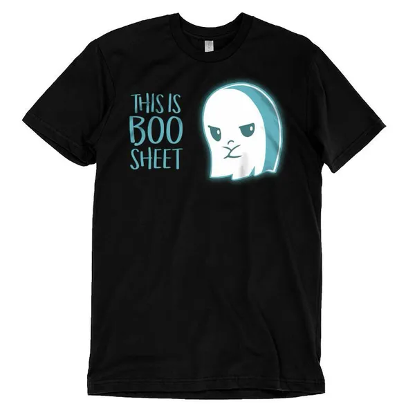 This Is Boo Sheet Graphic Tee Black Size M - Image 2