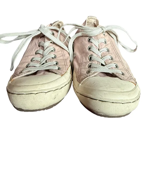 Converse Low-Top Pink Canvas Sneakers - Image 3