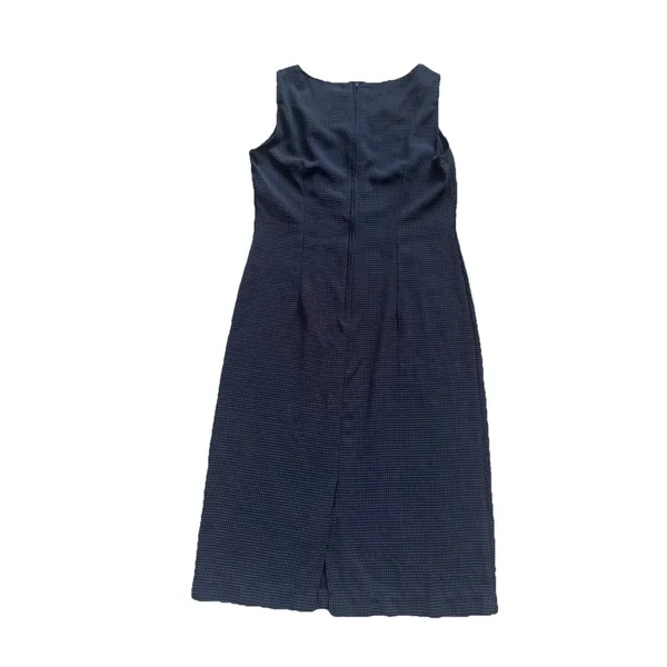 Vintage 90s Womens Office Geek Blazer Dress Suit Dress‎ Office Wear Retro Sz 8P - Image 9