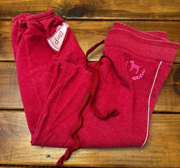 PINK joggers Red Size XS - Image 4