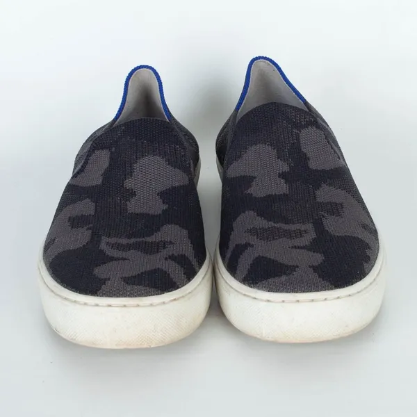 Rothys Womens The Original Slip On Knit Sneakers Shoes Size 7 Gray Camo Casual‎ - Image 2