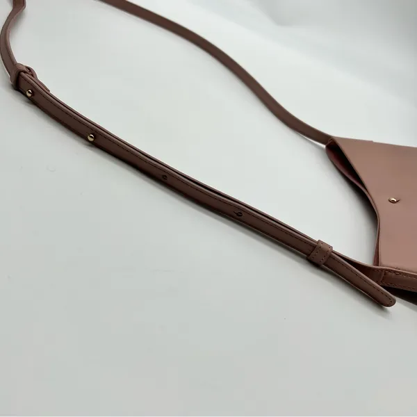 Samara Dusty Rose Crossbody Bag with Minimalist Clean Design Adjustable Strap - Image 8