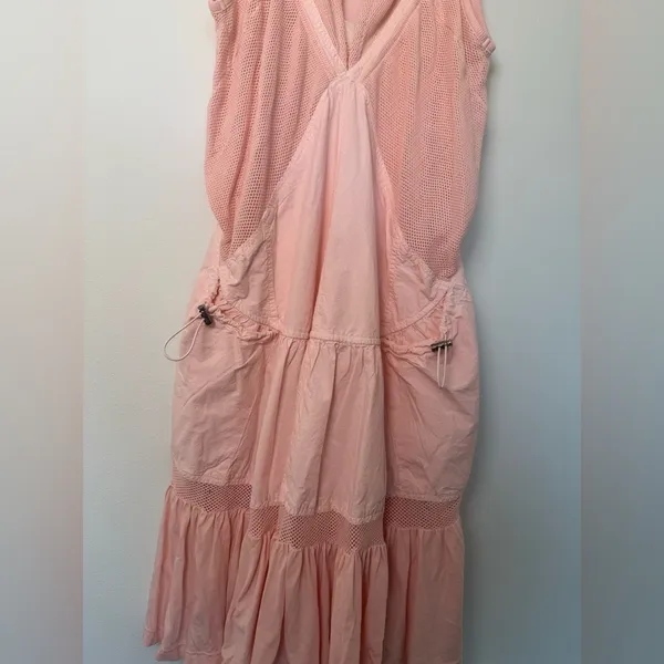 NWT Anthropologie Daily Practice Hill Up Tiered Midi Dress XS - Image 10