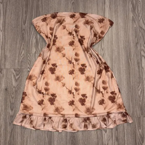 Princess Polly Brown Tan Floral Mini Dress - Image 2