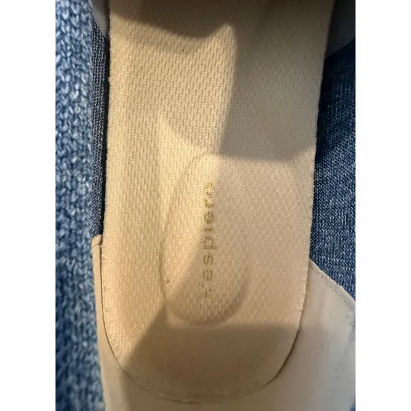 Women 7W Loafers Blue Knit Penny Slip On Comfort Shoes Nautical Preppy‎ Western - Image 6