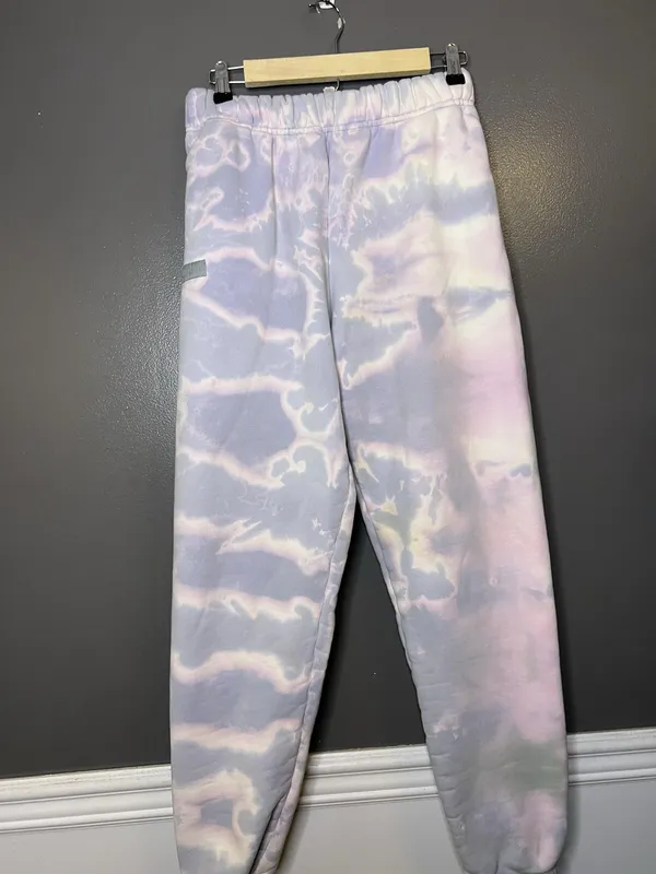 SET ACTIVE Sweatpants Womens Medium Multicolor Tie Dye French Terry Joggers - Image 2