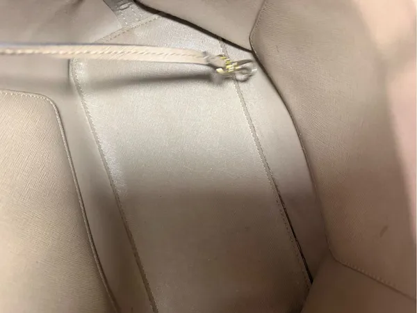 Michael Kors Saffiano Leather Tote – Taupe / Greige - Image 6