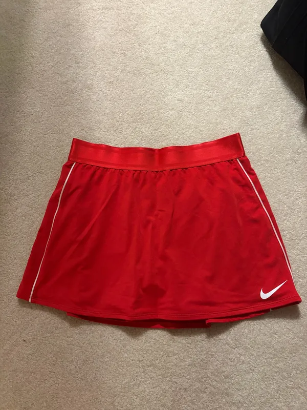 Red Nike Dri-Fit Skort Tennis Skirt - Image 2
