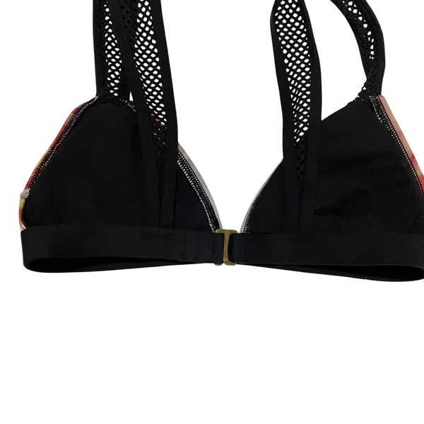 Rip Curl Palm Tree Sunset Swim Bikini Top Mesh Straps NWT MSRP‎ $45 Size XS - Image 5