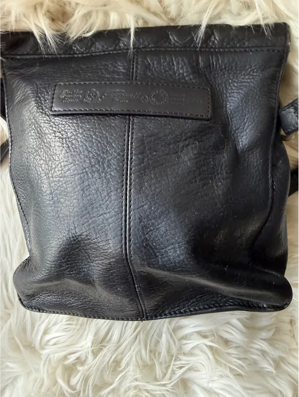 Fossil Black Leather Crossbody Bag - Image 2