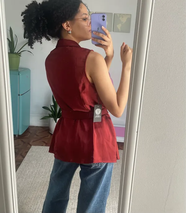 Vince Camuto Evening Collar Casual Wrap Vest - Image 3