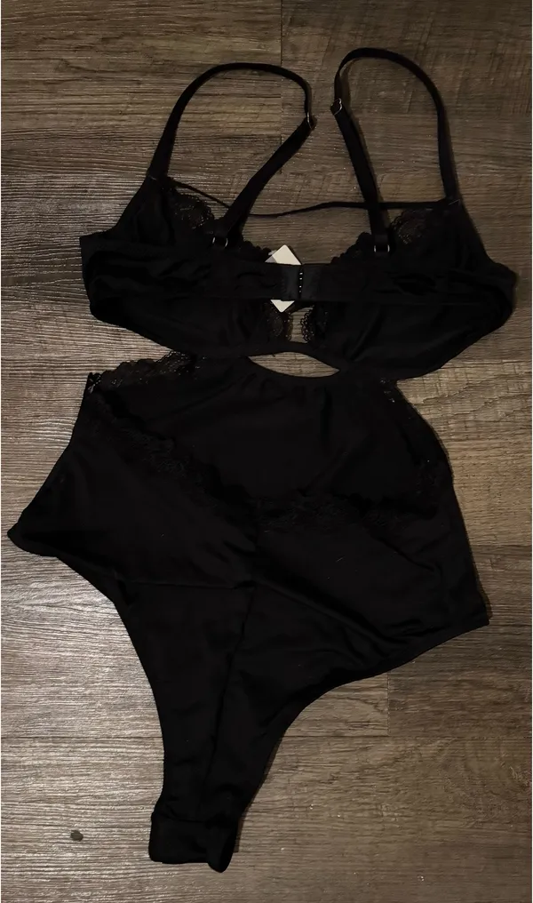 Anthropologie Bodysuit Black  - Image 4