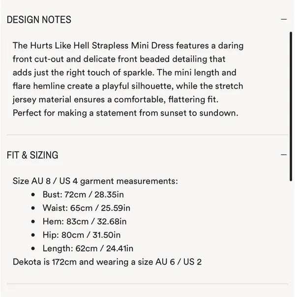 Peppermayo Mini Dress Strapless - Image 7