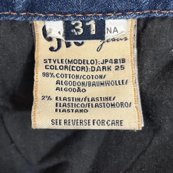 Miss Me Women Dark Wash Bootcut Jeans JP4818 Size 31 Stretch Denim - Image 7