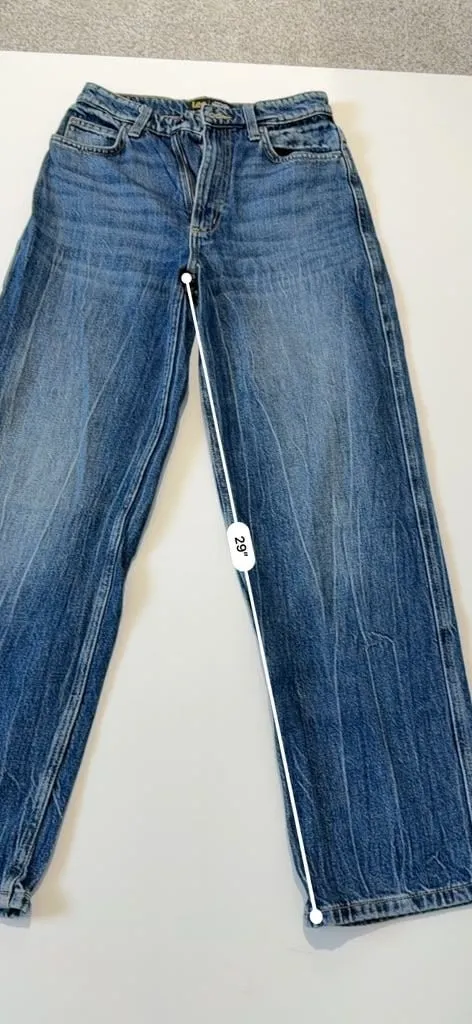 Lee Vintage Modern High Rise Relaxed Stovepipe Jeans - Image 7