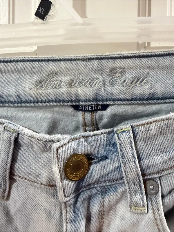 American Eagle Outfitters Light Blue Stretch Skinny Jeans - Image 2