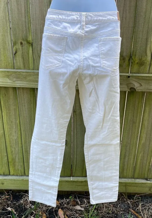 American Eagle outfitters white skinny jeans - Image 2