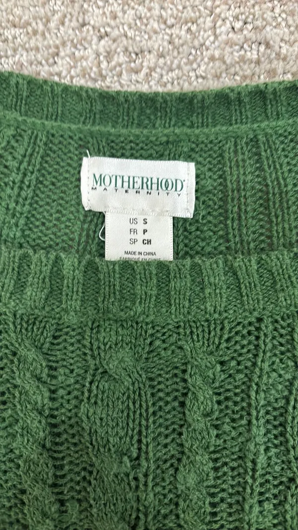 Motherhood Maternity Green long sweater - Image 2