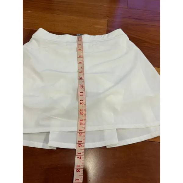 NWT RLX Ralph Lauren 17" Performance Stretch Golf Skort White Pleated XS - Image 8