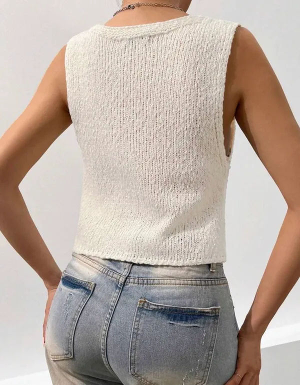 Shein Tank Top White - Image 2