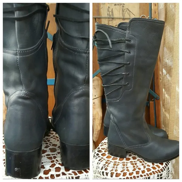 Steve Madden‎ "Bravvest" lace-up Leather Boots as is - Image 3