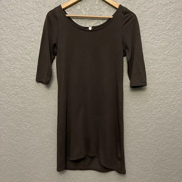 Zara 3/4 Sleeves Loose Dress - Image 2