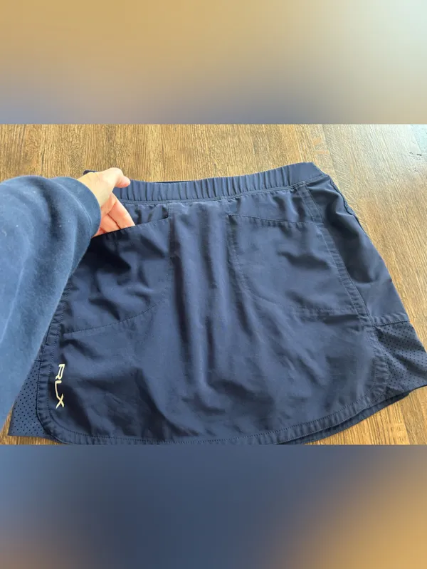 Ralph Lauren RLX Navy Skort - Size S - Image 3