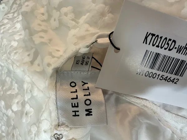 Hello Molly White Floral Mini Dress - Image 3