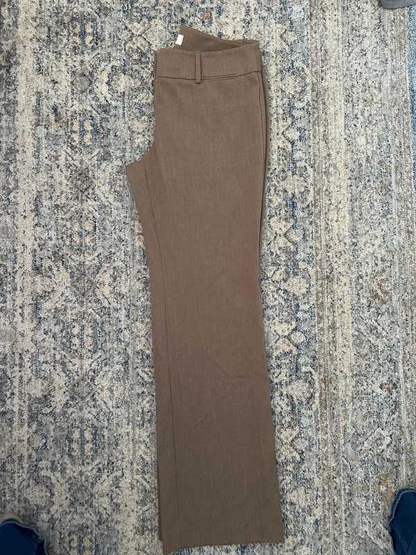 LOFT Outlet Original Dress Pants Brown Size 6 - Image 3