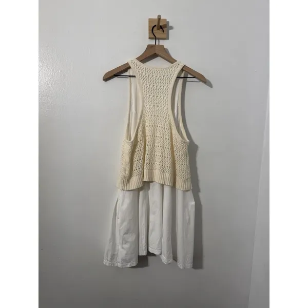 Daily Practice by Anthropologie Twofer Sweater Knit Mini Dress Lg - Image 8