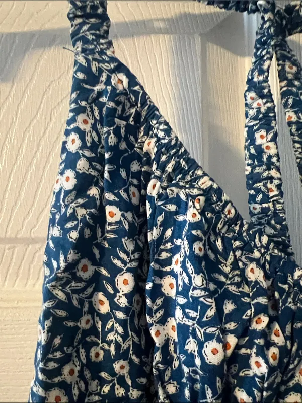 Princess Polly Navy Blue Floral Midi Slip Dress - Image 3