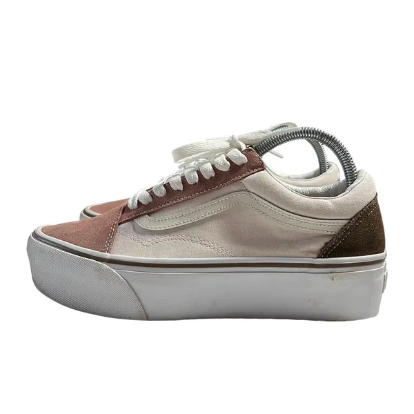 Vans Old Skool Stackform Platform Shoe Sneaker Earthy Blocking Size W9.5/M8 - Image 4