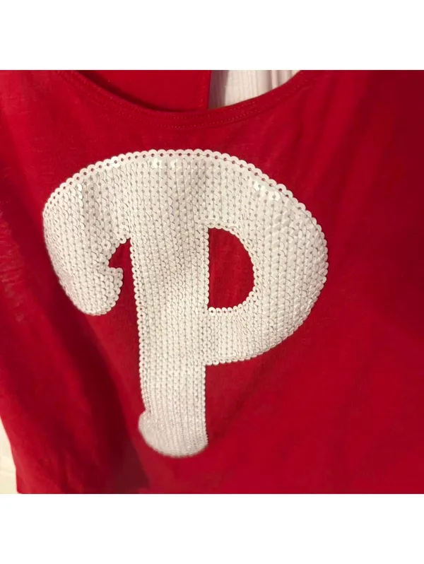 Victoria's Secret x 5th & ocean red Philadelphia Phillies tank - Image 2