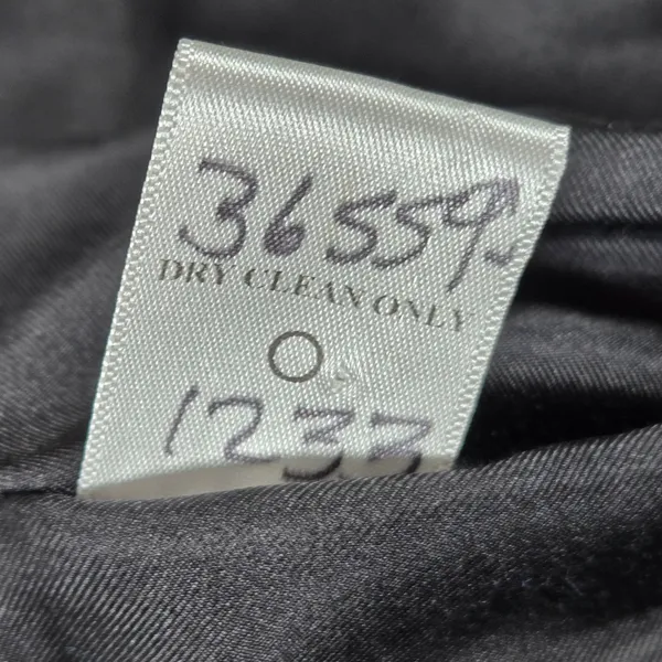 ALC Black Lamb Leather Hooded Moto‎ Jacket Paneled Wool Blend Contrast Trim 4 - Image 6
