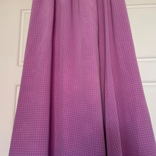 Y2K Vintage Reversible sz M Womens Polkadot Floral High Waist ALine Maxi Skirt - Image 7