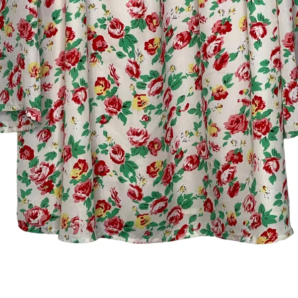 Altard State Cold Shoulder‎ Floral Boho Mesh Lace Flowy Tunic Top Small Women - Image 4