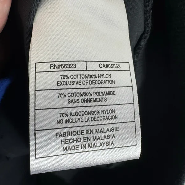 Nike Vintage Black Double Zip Up Jacket Large‎ - Image 7