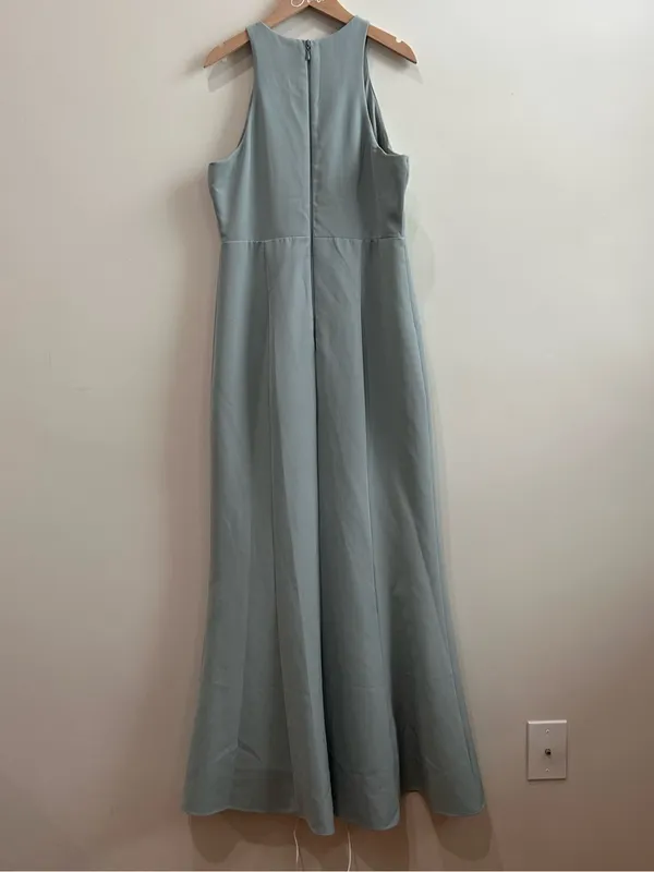Show Me Your Mumu Chicago High Neck Gown Silver Sage Size M - Image 6