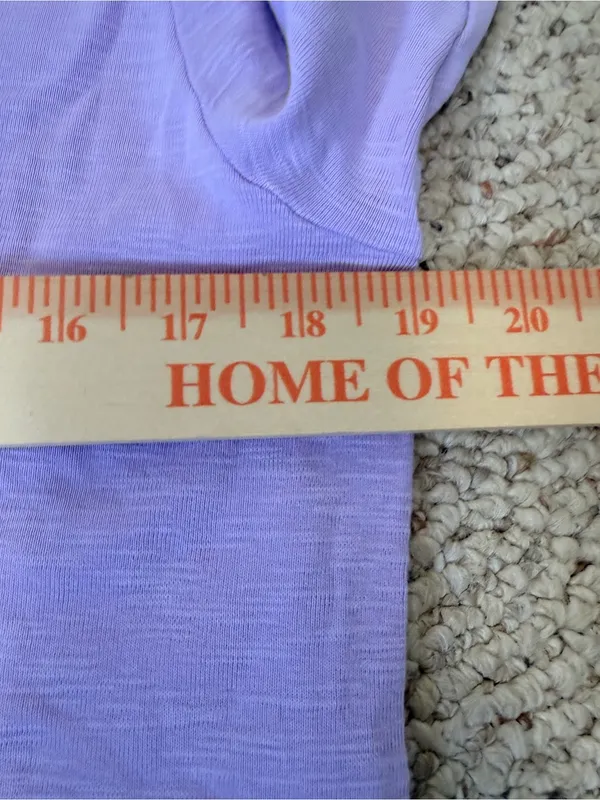 Orvis Classic Collection Lavender Pima Cotton Tee Soft Coastal Short‎ Sleeve S - Image 6