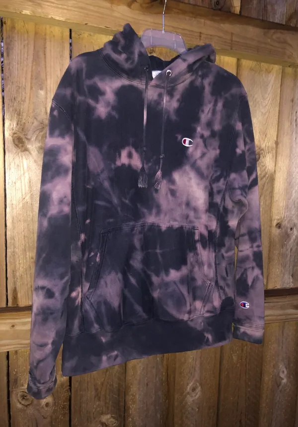 Champion Custom Tye Dye Hoodie ! - Image 2