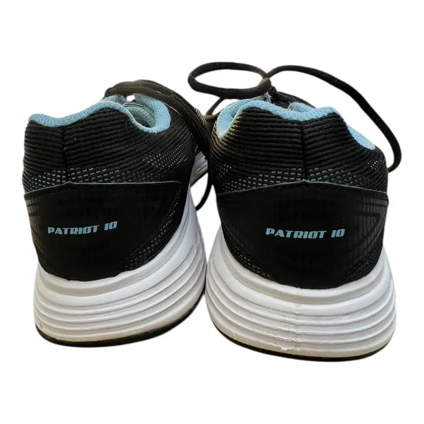 ASICS Women's Patriot 10 Running/Training Shoes Black/Blue/White - size 8 - Image 3