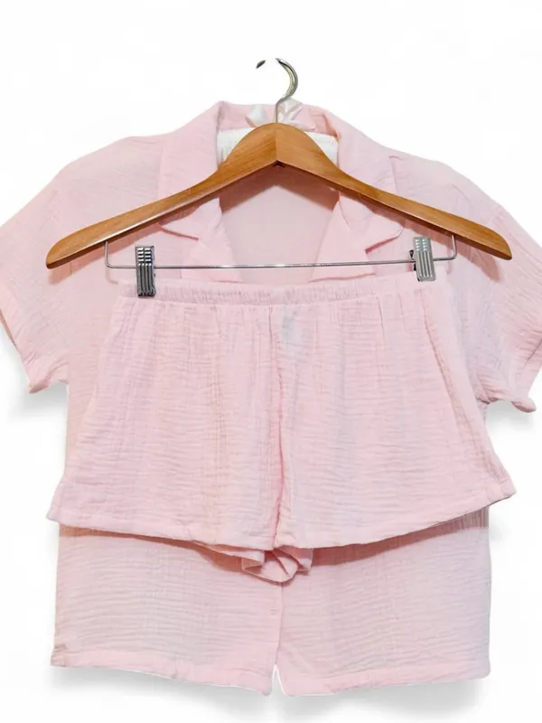 H&M Women’s 100% Cotton Muslin Pajama 2 Piece Set Size XSmall - Image 7