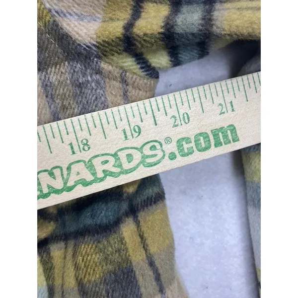 Bagatelle‎ Cropped Shacket Womens Size S Green Plaid Wool Blend Button - Image 8